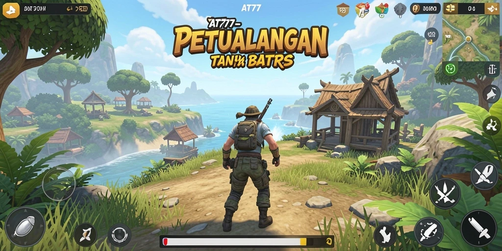 Tampilan gameplay yang menarik di dunia terbuka yang luas.