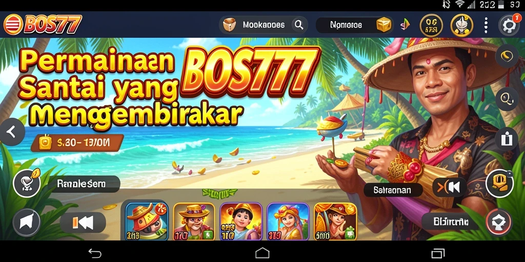 Tampilkan gameplay BOS777 yang menarik dan penuh tantangan.