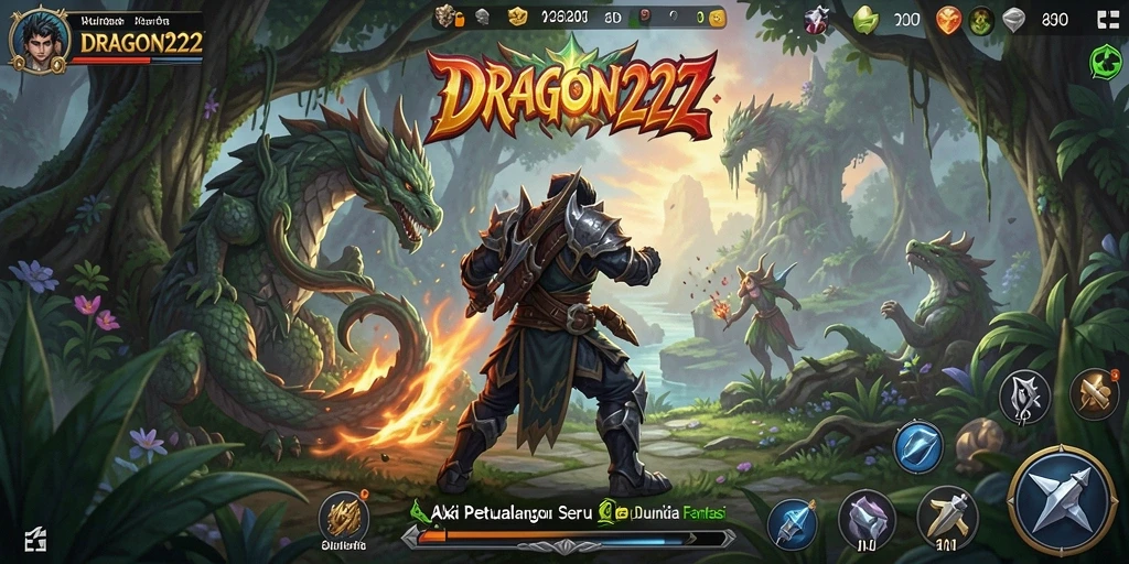 Tampilan aksi epik dalam gameplay DRAGON222 yang mendebarkan.
