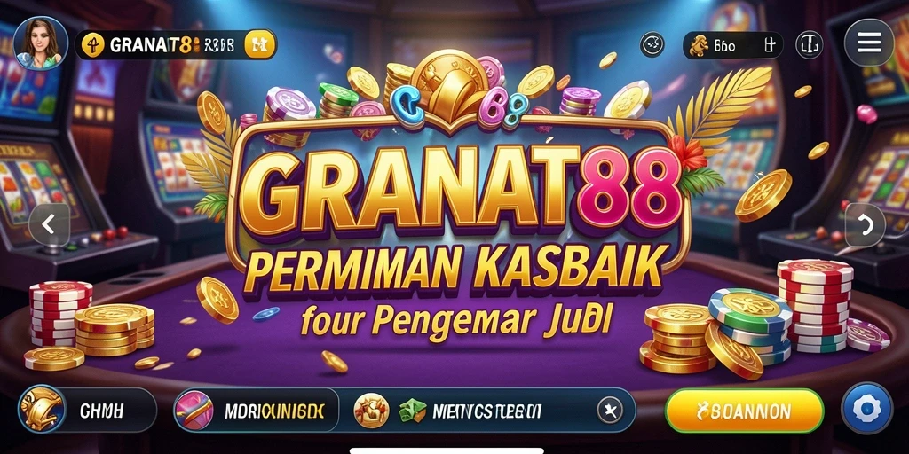 Tampilan gameplay Kasino yang mendebarkan dalam GRANAT88.