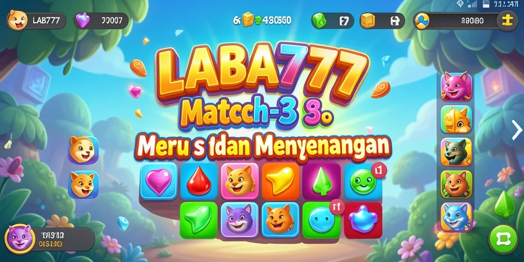 Tampilan gameplay LABA777 yang menegangkan dan penuh warna.