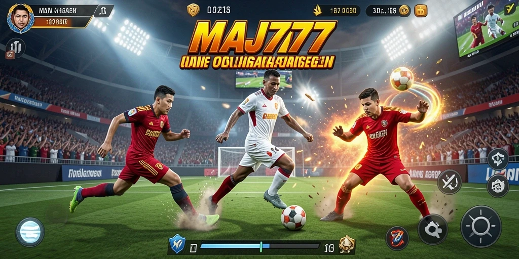 Tangkapan layar dari gameplay seru MAJ777 yang menunjukkan aksi olahraga.