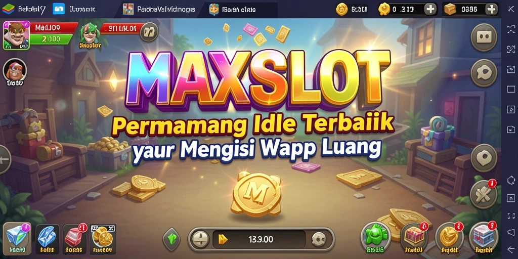 Tampilan permainan MAXSLOT yang memukau dengan berbagai mesin slot.
