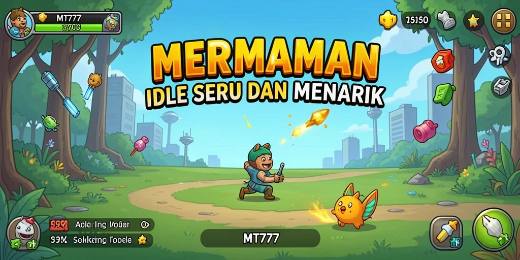 Screenshot utama MT777 menunjukkan gameplay yang santai dan mengasyikkan.