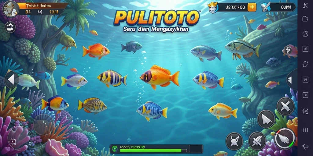 Tampilan gameplay PULITOTO yang seru dan penuh warna.