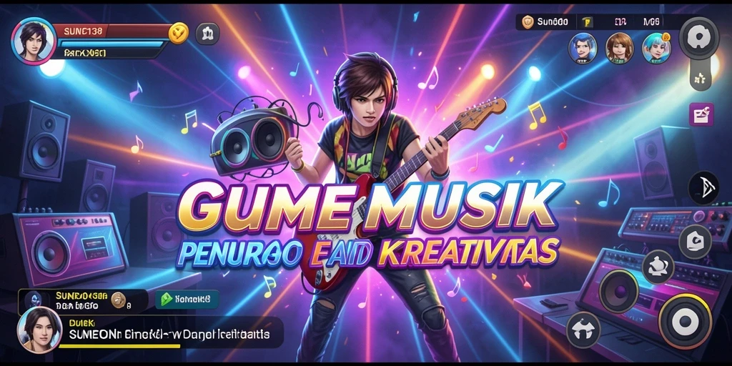 Tampilan gameplay SUNEO138 yang menarik dengan berbagai genre musik.