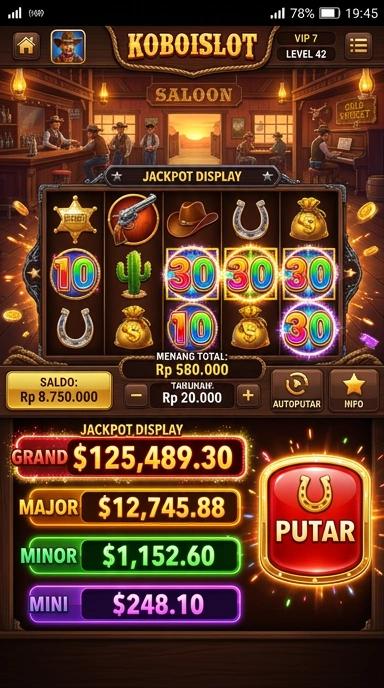 Aplikasi koboislot dengan fitur keamanan tingkat tinggi.